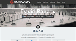 Desktop Screenshot of davidbabaev.com